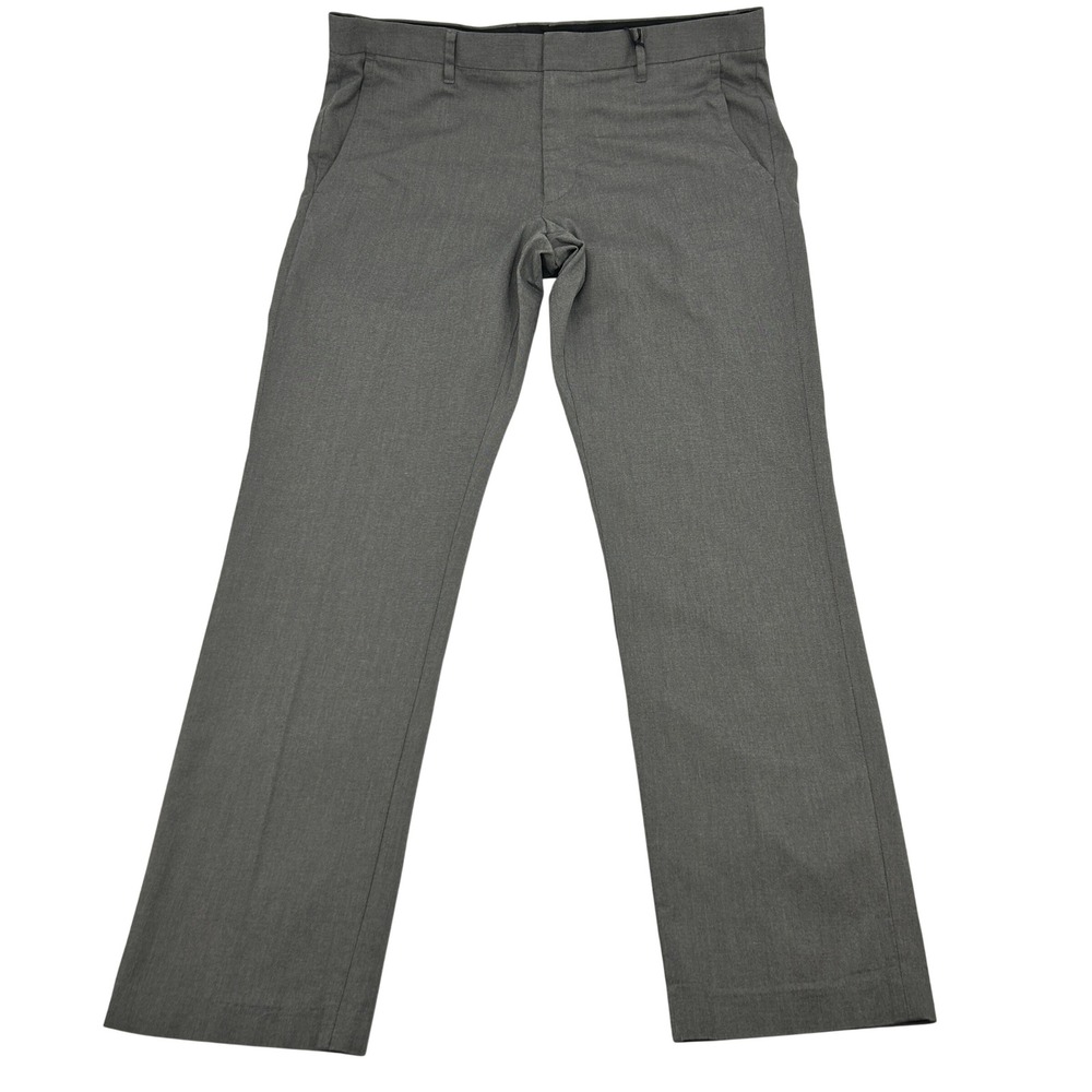 Bonobos Friday Pant Men 36x32 Gray Slim Fit Cotton Stretch Chino Trousers NEW